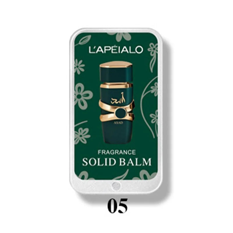 Arab Unisex Solid Balm Long Lasting Fragrance Body Pheromone Perfume Deodorant Cologne Fragrance Portable Pocket Solid Perfume