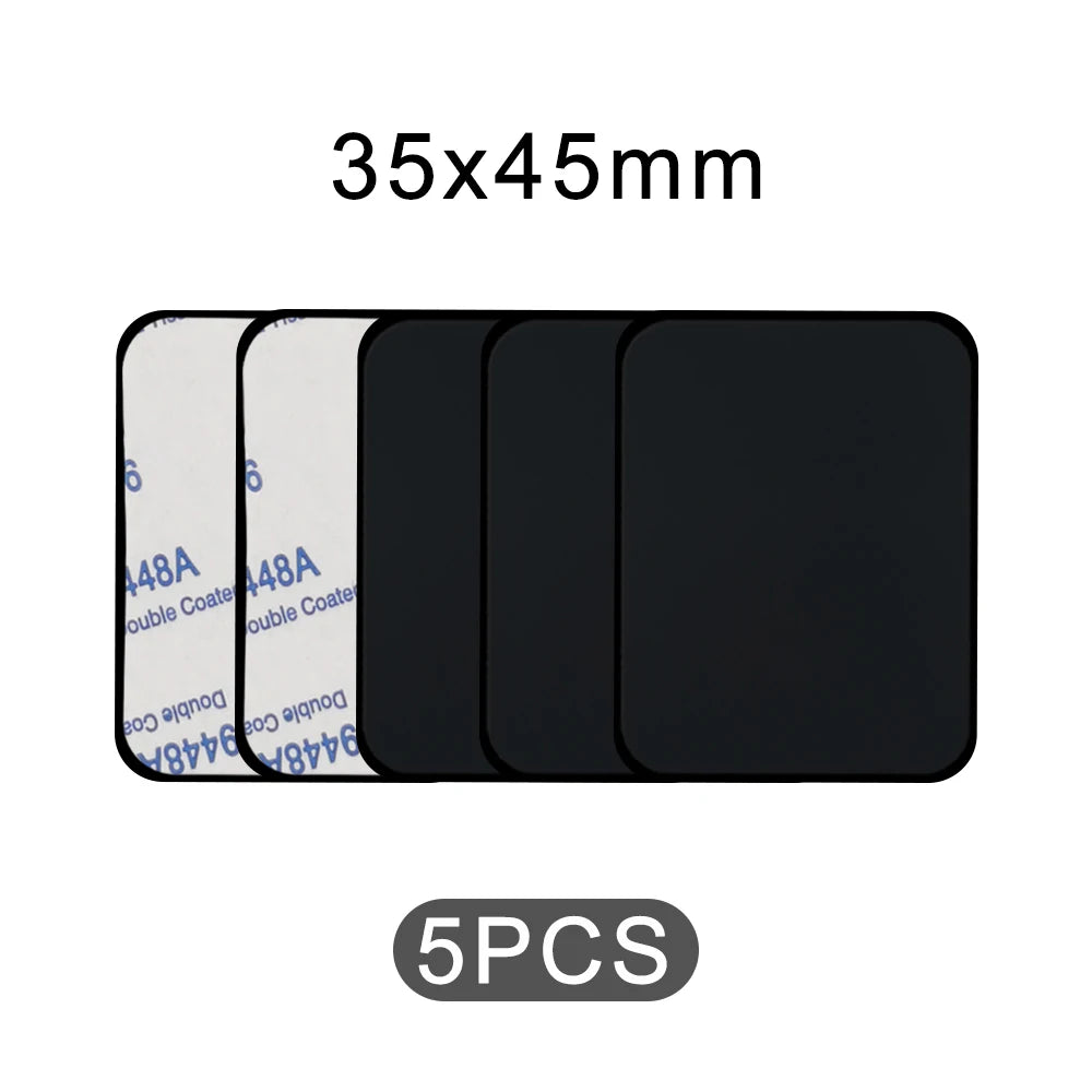 1/3/5PCS Magnetic Metal Plate For Car Phone Holder Universal Iron Sheet Disk Sticker Mount Mobile Phone Magnet Stand For IPhone