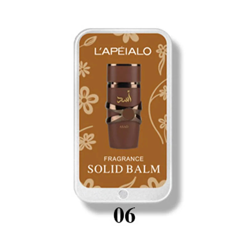 Arabian Solid Perfume Unisex Body Pheromone Perfume Lasting Fragrance Deodorant Fresh Nature Portable Pocket Cologne Perfume