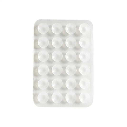 1/5/10pcs Transparent Suction Cup Silicone Phone Backed Sticker 24 Suckers Single-sided Sticky Suction Cup Mobile Phone Holder