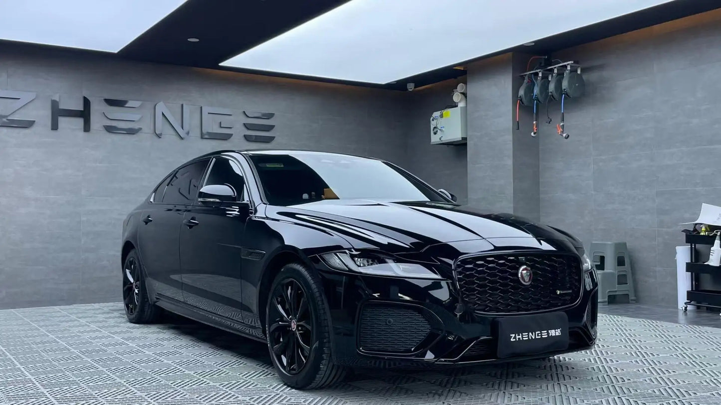 PET Glossy Black Vinyl Car Wrap Chrome Out Set Film Stickers Foil Air Release For Vehicle Roof Wing Pillar Motorcycle Tank