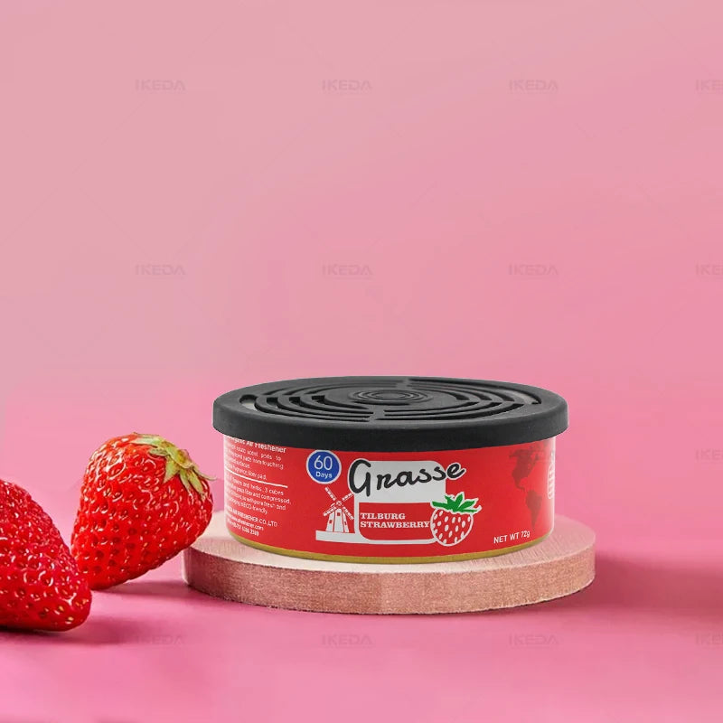 Car Flavoring Car Air Fresheners Perfume Canned Wood Blocks Coffee Flavor Long-Lasting Auto Aromatherapy Car Deodorant Supplies