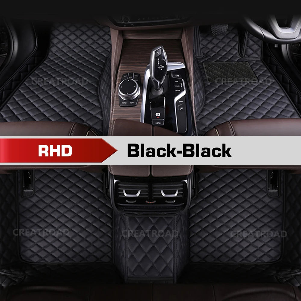 Car floor mats for AUDI Q7 (Seven seats) 2006 2007 2008 2009 2010 2011 2012 2013 2014 2015 2016-2025 Custom foot Pads automobile