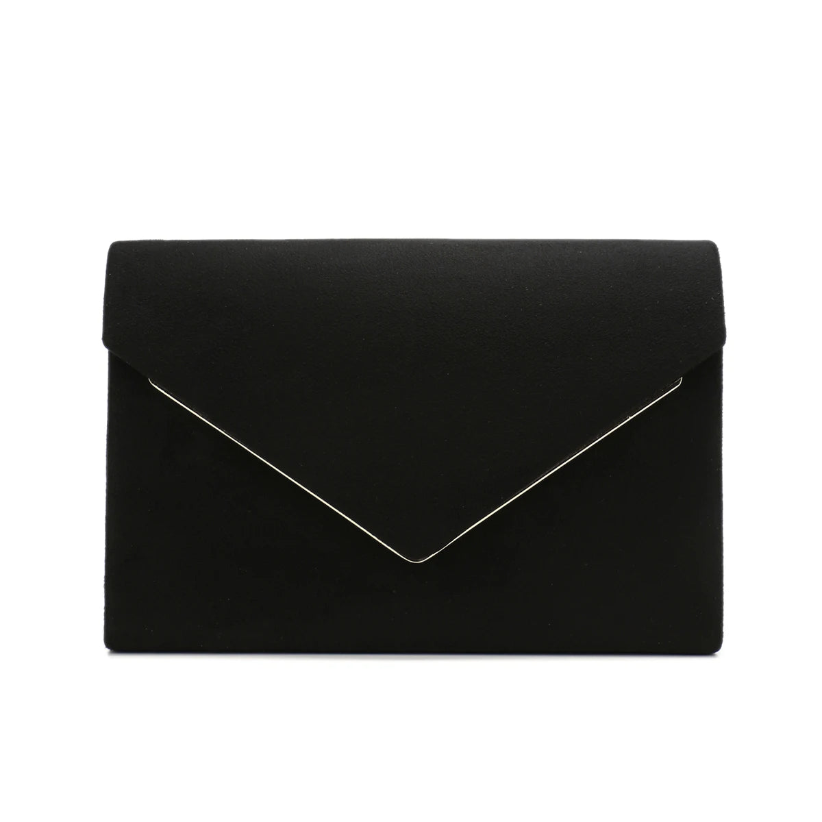 Envelope Design Velvet Women Evening Bags V Metal Fashion Small Cover Clutch Bags With Shoulder Chain Party Wedding Prom Handbag