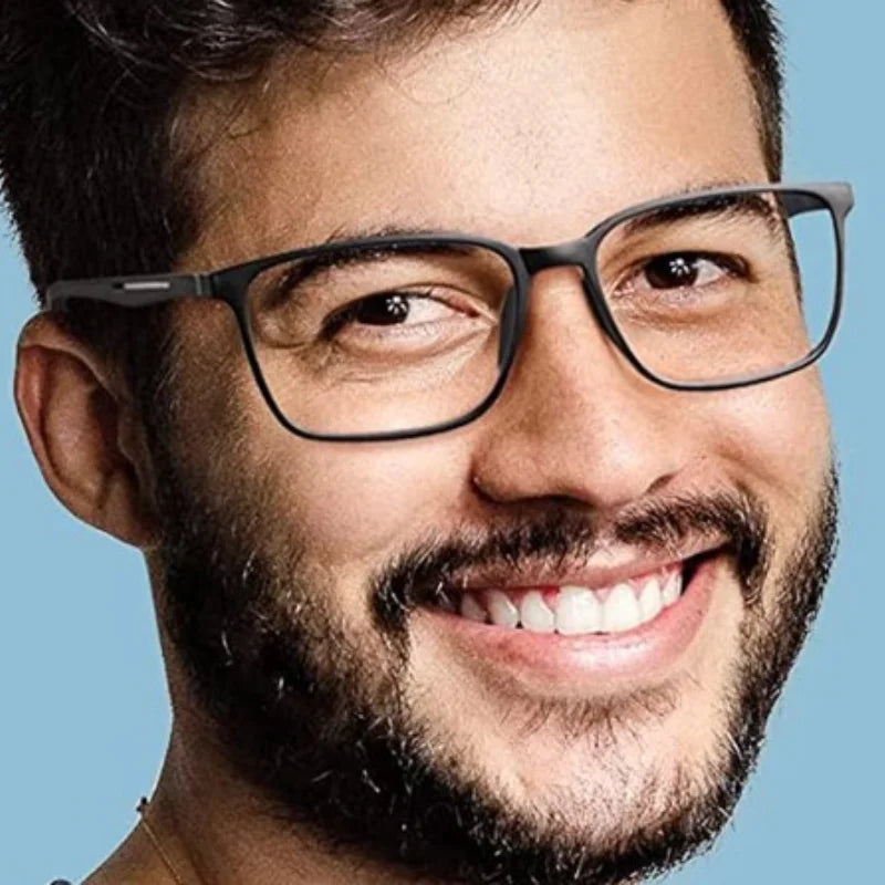 ZENOTTIC Anti Blue Light Reading Glasses Frame Men Retro Square Computer Gaming Eyeglasses Reader Presbyopic Eyewear Diopters