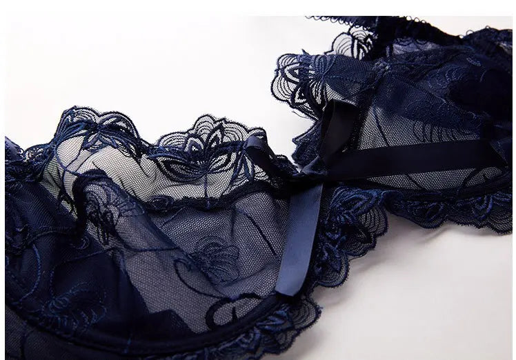 Logirlve Sexy Lingerie Female Push Up Bra Sets Seamless Bra For Women's Lace Underwear Two-piece Bralette Woman Set