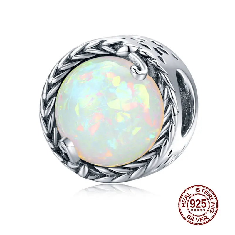 WOSTU 925 Sterling Silver Animal Cat Charm Pendant Heart Family Ladybug Bee Beads Fit Original Bracelet DIY Jewelry For Women