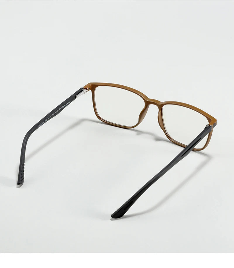 ZENOTTIC Anti Blue Light Reading Glasses Frame Men Retro Square Computer Gaming Eyeglasses Reader Presbyopic Eyewear Diopters