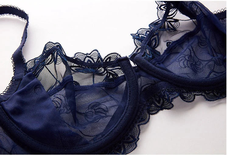 Logirlve Sexy Lingerie Female Push Up Bra Sets Seamless Bra For Women's Lace Underwear Two-piece Bralette Woman Set