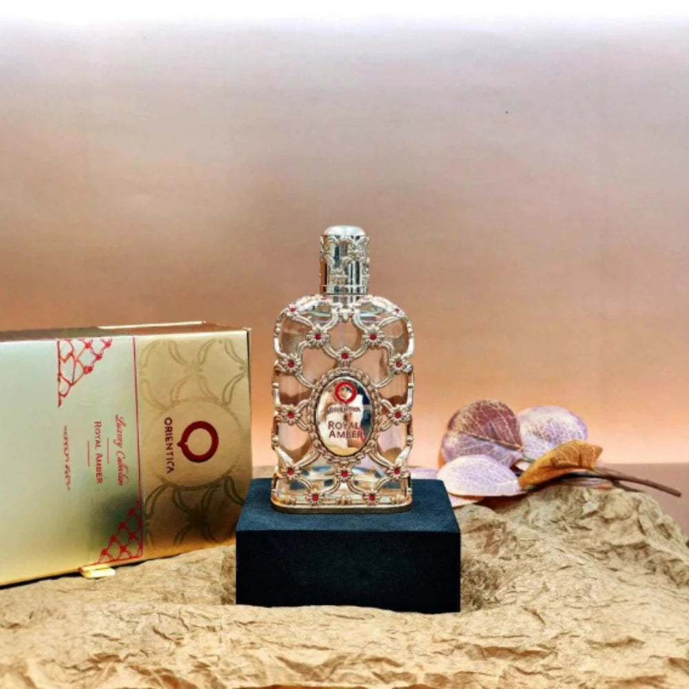 Luxury Unisex Perfume 100ml – Long Lasting Oriental Spicy Woody Gourmand Fragrance for Men & Women in Elegant Red Gold Bottle