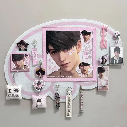 New Ins Style Angel Wings Special-shaped Felt Room Decoration Cute Storage Decorative Wall Photo Wall Bedroom Living Room Layout