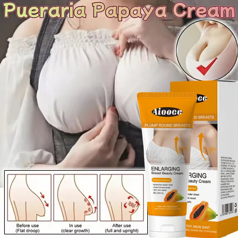 Fast Growth Breast Enlargement Cream Lift Firm Breast Improve Sagging Massage Chest Rapidly Body Moisturizing Smooth Bright Care