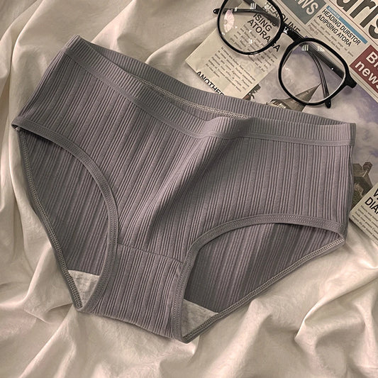 Brand New Condition Female Underwear Cotton Fabric Multi-Season Use Regular Length Breathable Triangle Panties