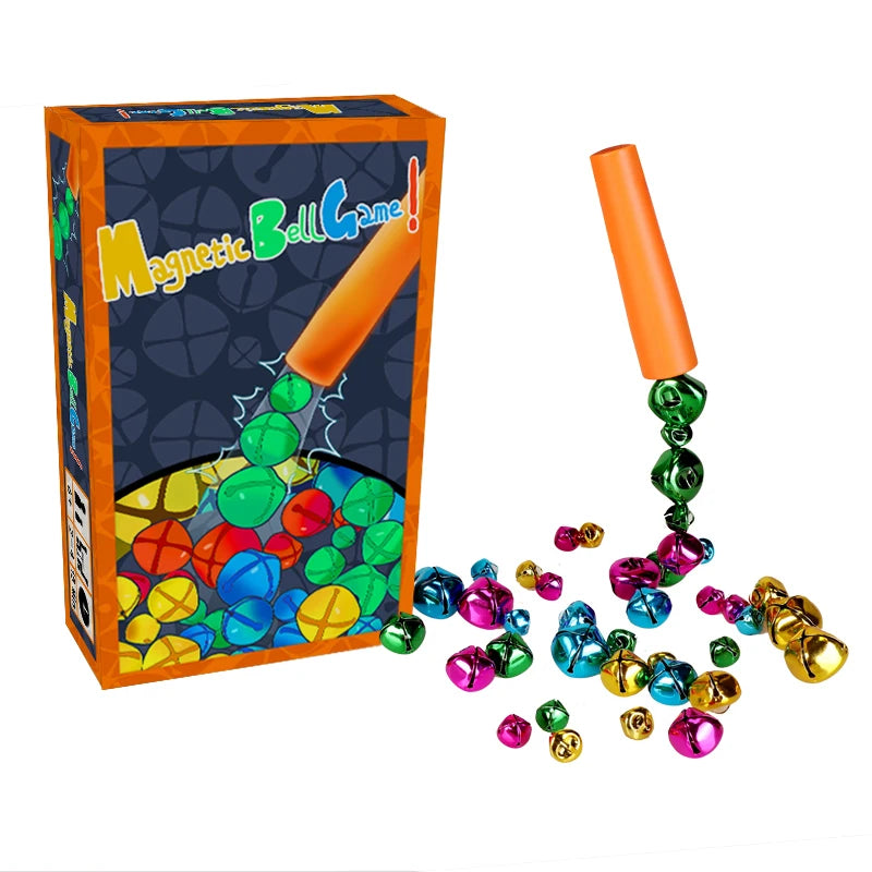 Interactive Magnetic Wand And Colorful Bell Parent-Child Sensory Magnetic Toy Portable Stress Reliever Children'sBoard Game Gift