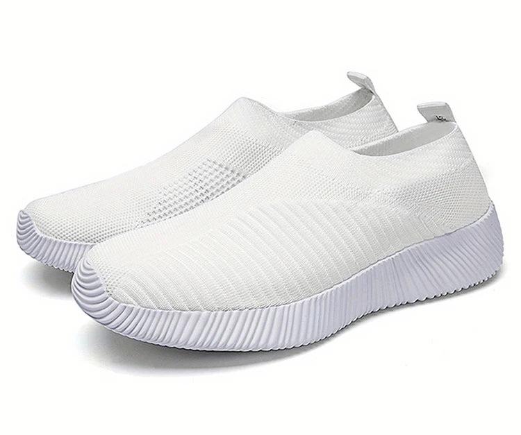 Women's Sneaker Slip On Women Sneakers Breather White Shoes Women Casual Sneaker Sports Shoes Comfortable Vulcanize Shoes Female