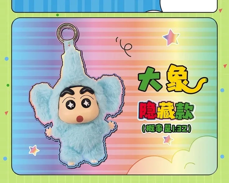 TOP TOY Crayon Shinchan Dressing Party Series Mystery Box Vinyl Wool Anime Figure Custom Collectible Toy Ornament Birthday Gift