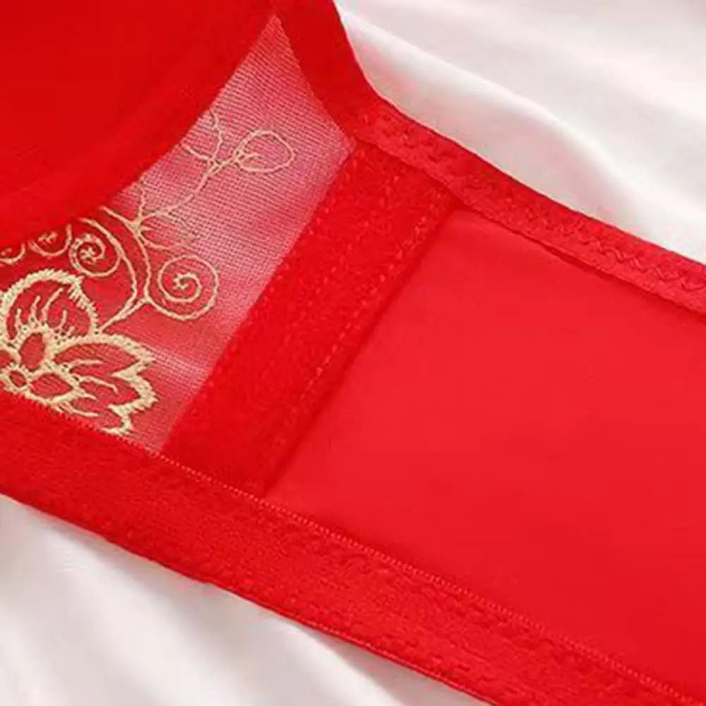 Front Closure Posture Corrector Bras Women Lace Jacquard Trim Seamless Bra Sexy Gathering Push Up Secondary Breast Shrinkage Bra