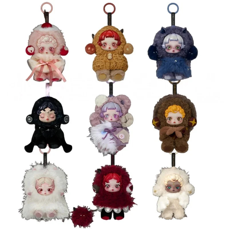 Original Popmart Skullpanda V3 You Found Me Series Trend Blind Box Doll Bag Pendant Surprised Box Toy Emotion Soothing Doll Gift