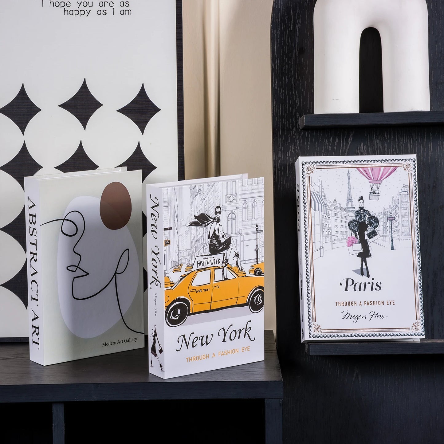 Luxury Home Decoration Fake Book Fashion Living Room Decoration Coffee Table Bedroom Interior Items Modern Book Box Decoration