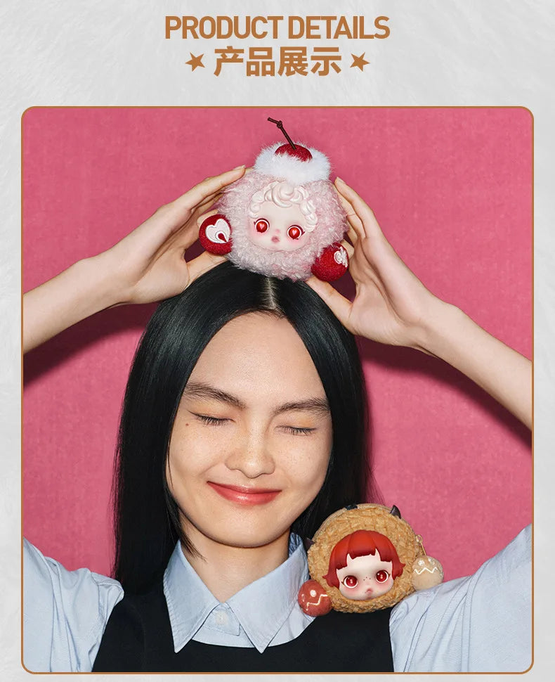 Original Popmart Skullpanda V3 You Found Me Series Trend Blind Box Doll Bag Pendant Surprised Box Toy Emotion Soothing Doll Gift