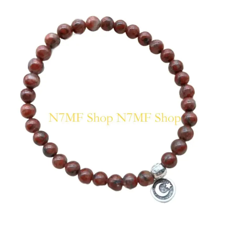 N7MF Unisex Prayer Beads Bracelet 33 Glass Beads Elastic Islamic Rosary Gift