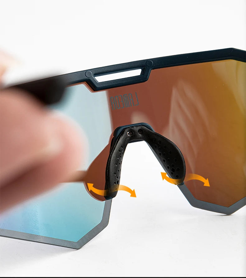 Lameda Outdoor Cycling Glasses Sports Polarized  Road Bike Glasses Mountain Bicycle Sunglasses Cycling Goggles Eyewear Goggles W