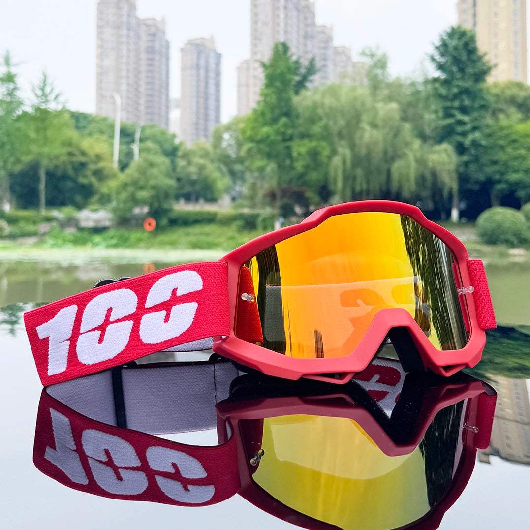 100 Motocross Glasses Man MTB ATV Mask Windproof Protection Skiing Cycling Racing Off-Road Goggles Motorcycle Sunglasses