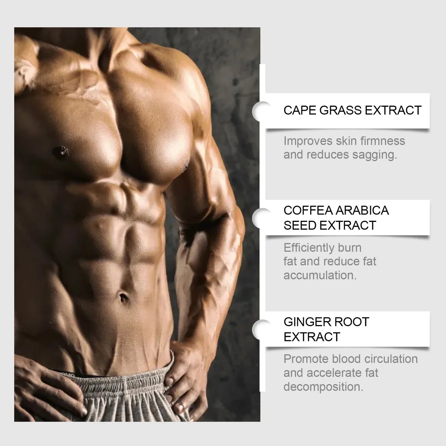 Abdominal Muscle Cream Exercise Abdominal Muscle Line External Massage, Body Care Men And Women Sports Fitness Cream