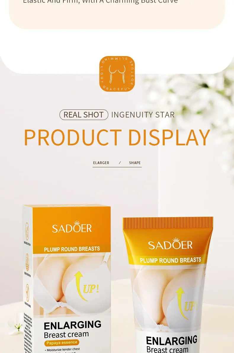 Fast Growth Breast Enlargement Cream Lift Firm Breast Improve Sagging Massage Chest Rapidly Body Moisturizing Smooth Bright Care