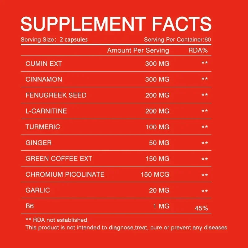 Metabolism Support -  Health Support Immunity, Digestion Improvement, Healthy Weight Management