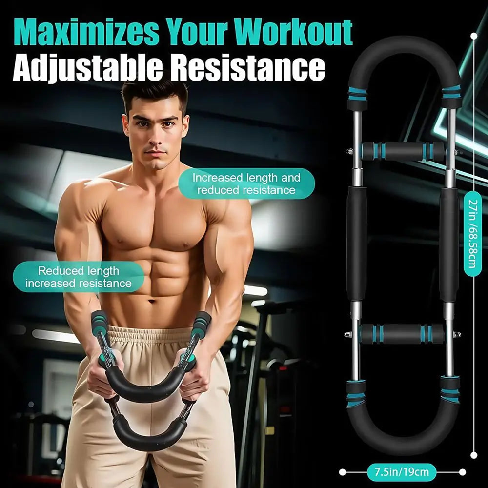 Twister Arm Trainer Adjustable Chest Workout Equipment Arm Trainer Forearm Triceps Chest Expander Portable Fitness Equipment