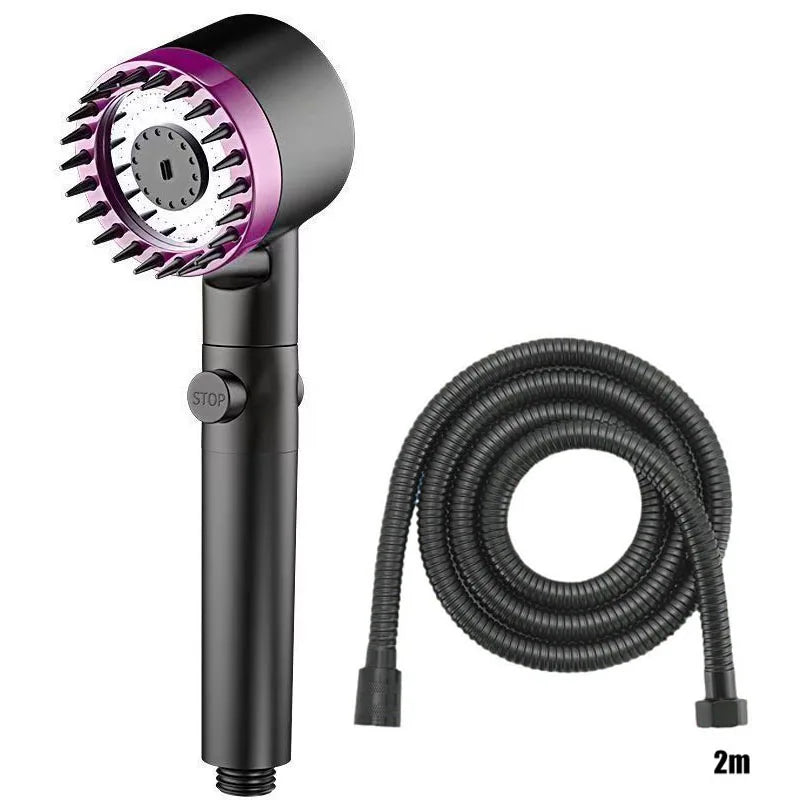 Four modes shower filter head massage showerhead replete for shower knobs bathroom accessories heads showers parts fixture home