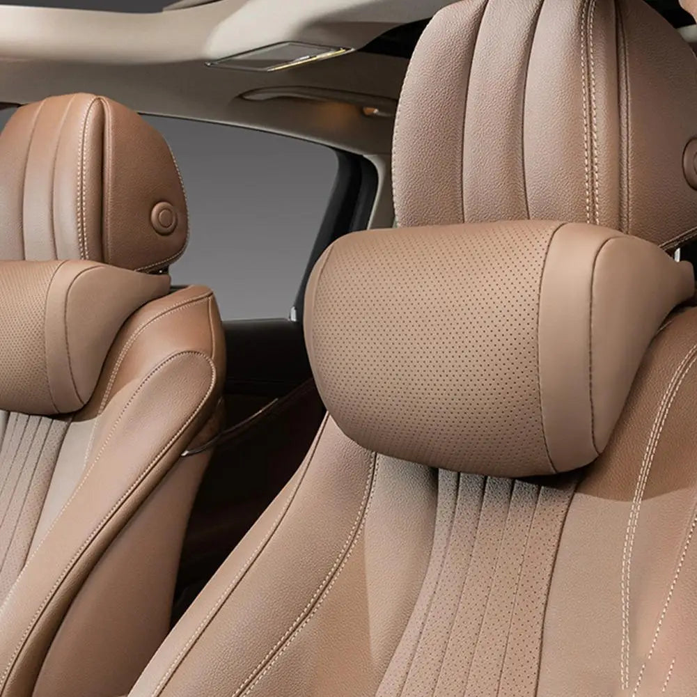 Memory Foam Car Headrest Neck Support Breathable Easy To Install Multiple Colors Available Car Accessory Headrest