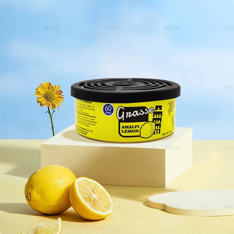 Car Flavoring Car Air Fresheners Perfume Canned Wood Blocks Coffee Flavor Long-Lasting Auto Aromatherapy Car Deodorant Supplies