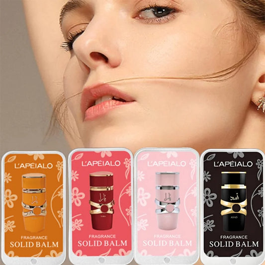 Arabian Solid Perfume Unisex Body Pheromone Perfume Lasting Fragrance Deodorant Fresh Nature Portable Pocket Cologne Perfume