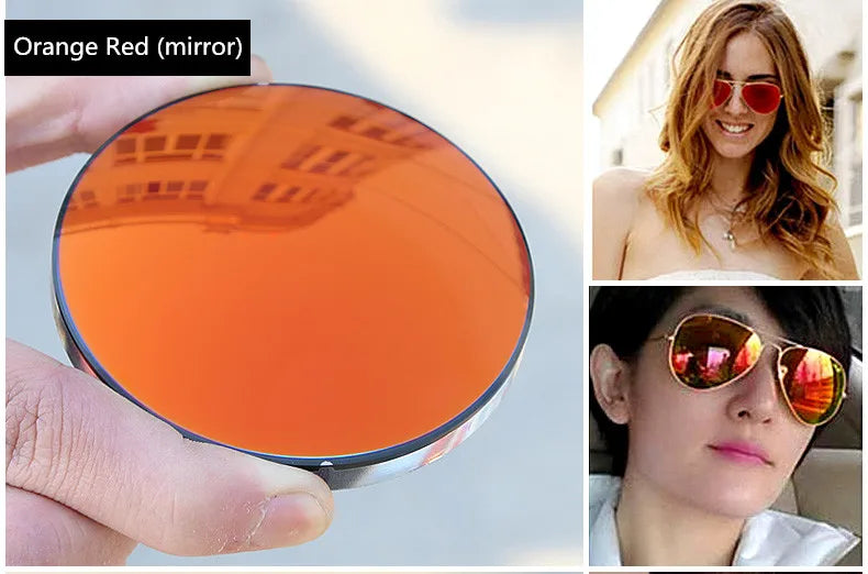 Polarized Sunglasses Prescription Lens Aspheric UV Protection Sun Glasses Myopia Presbyopia Driving Fishing Colour Lenses 2Pcs