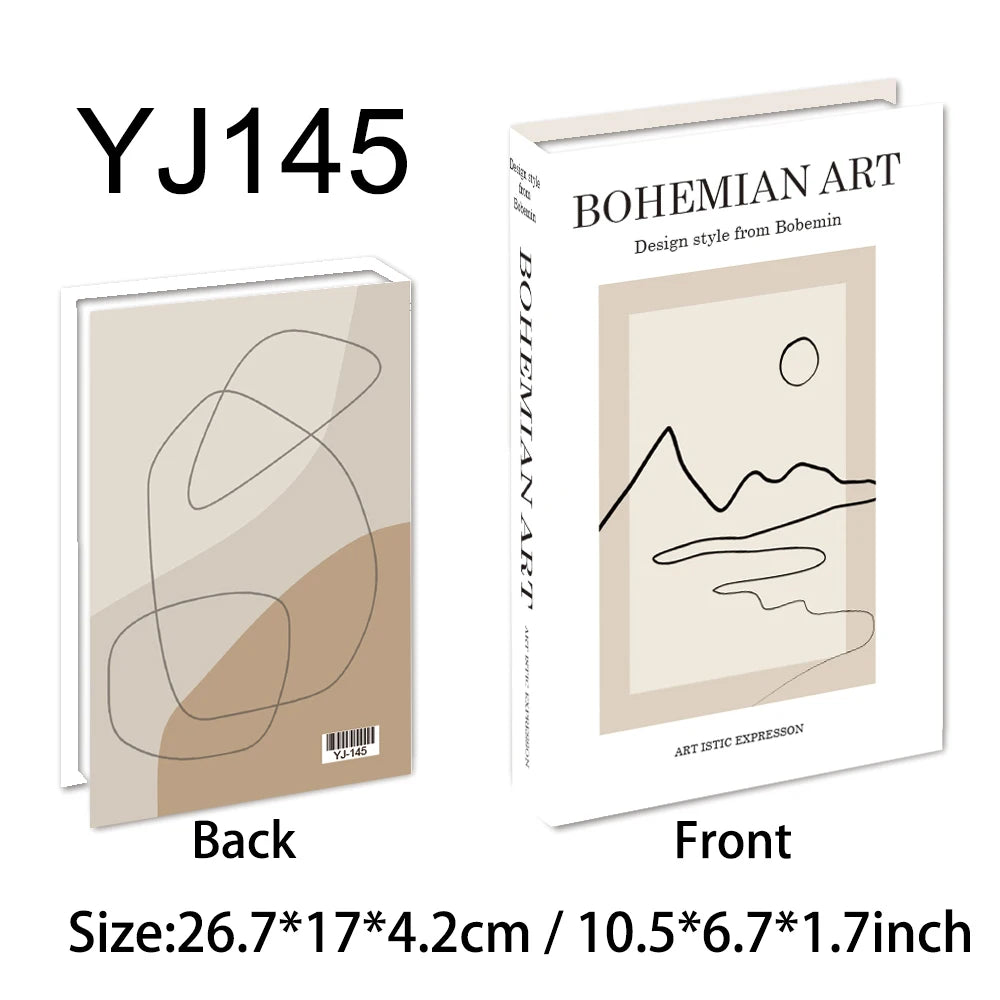 Luxury Home Decoration Fake Book Fashion Living Room Decoration Coffee Table Bedroom Interior Items Modern Book Box Decoration