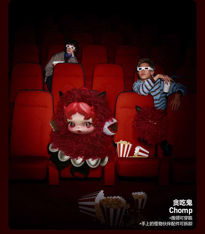 Original Popmart Skullpanda V3 You Found Me Series Trend Blind Box Doll Bag Pendant Surprised Box Toy Emotion Soothing Doll Gift