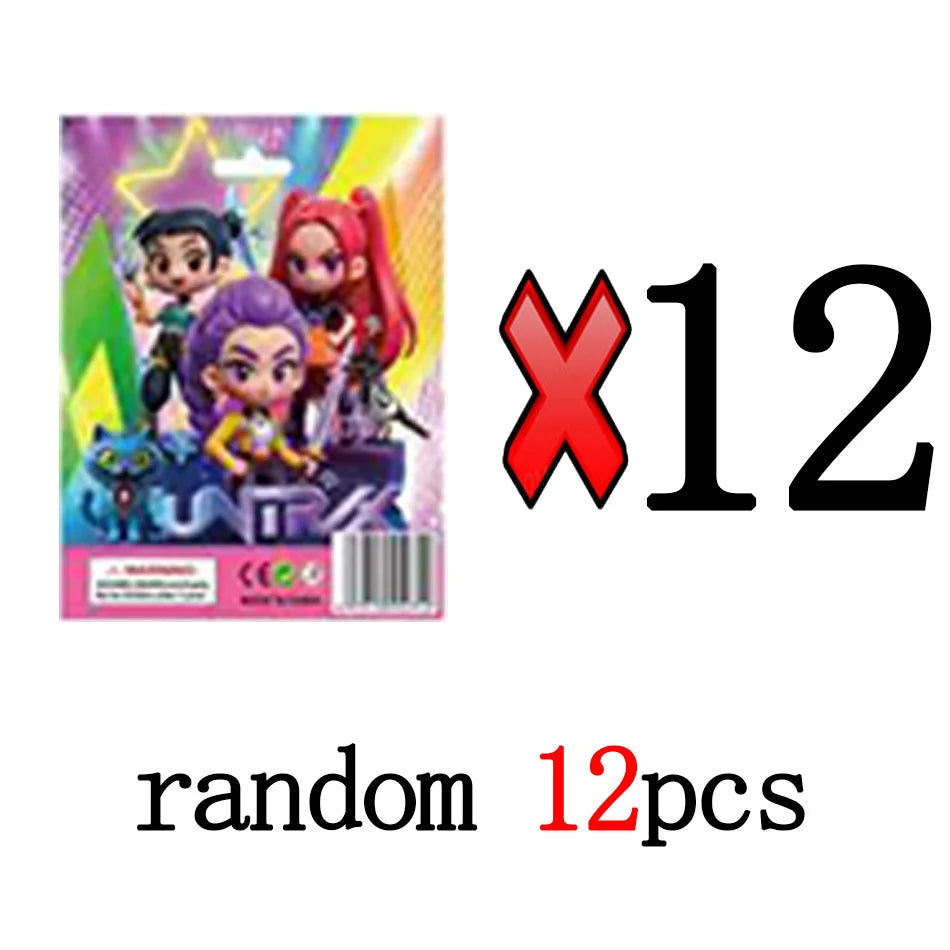 Kpop Demon Hunters 2025 Cute PVC Mystery Box Collectible Doll Model Desk Decoration Figure Toy for Kids Gift