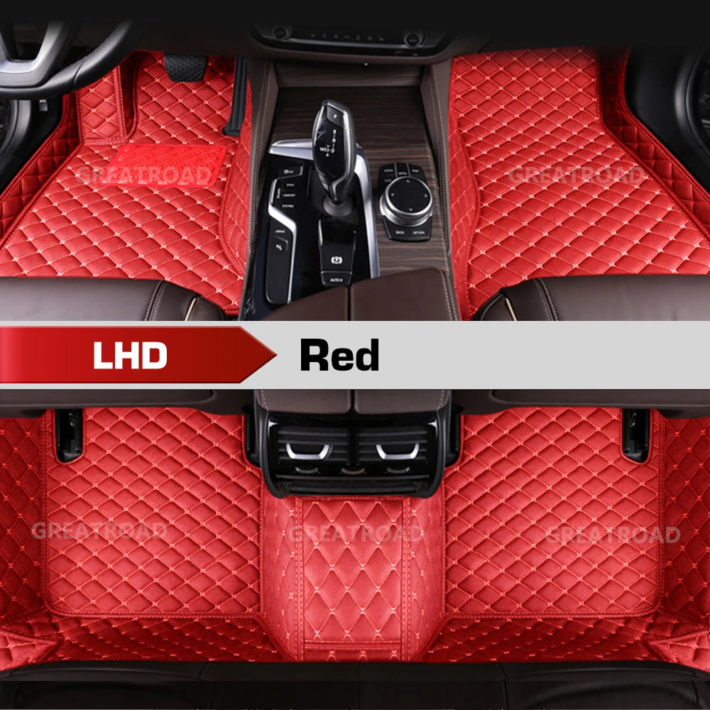 Car floor mats for AUDI Q7 (Seven seats) 2006 2007 2008 2009 2010 2011 2012 2013 2014 2015 2016-2025 Custom foot Pads automobile