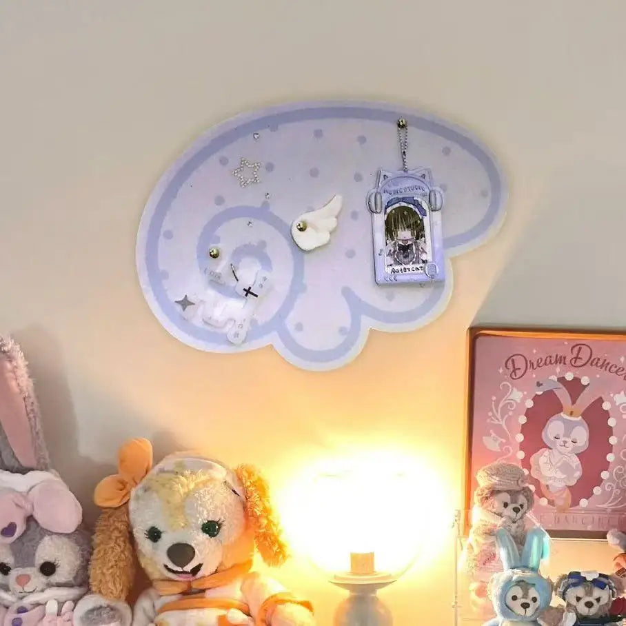 New Ins Style Angel Wings Special-shaped Felt Room Decoration Cute Storage Decorative Wall Photo Wall Bedroom Living Room Layout