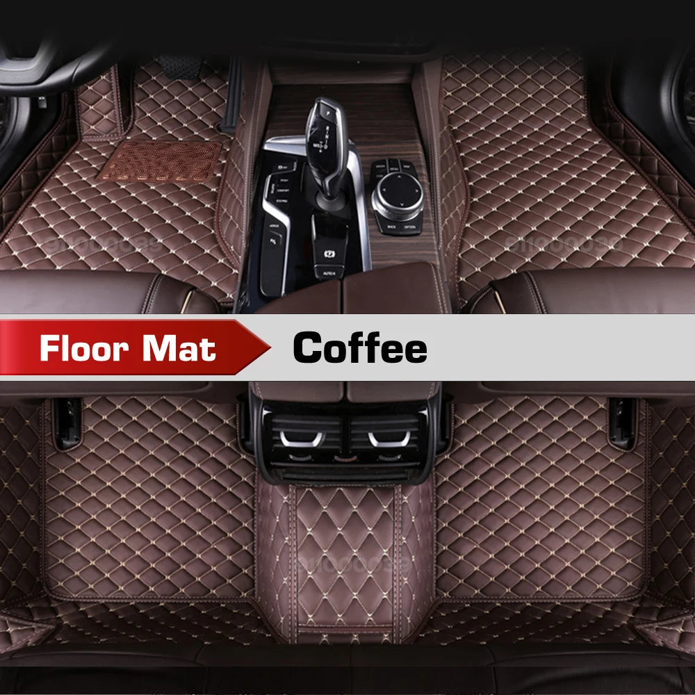Car floor mats for AUDI Q7 (Seven seats) 2006 2007 2008 2009 2010 2011 2012 2013 2014 2015 2016-2025 Custom foot Pads automobile