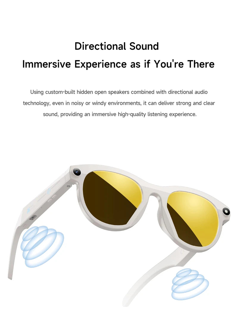 Xiaomi AI Smart Glasses 6K HD Camera Multifunctional Bluetooth Calling Voice Assistant Music Player Translation Glasses 2025 New