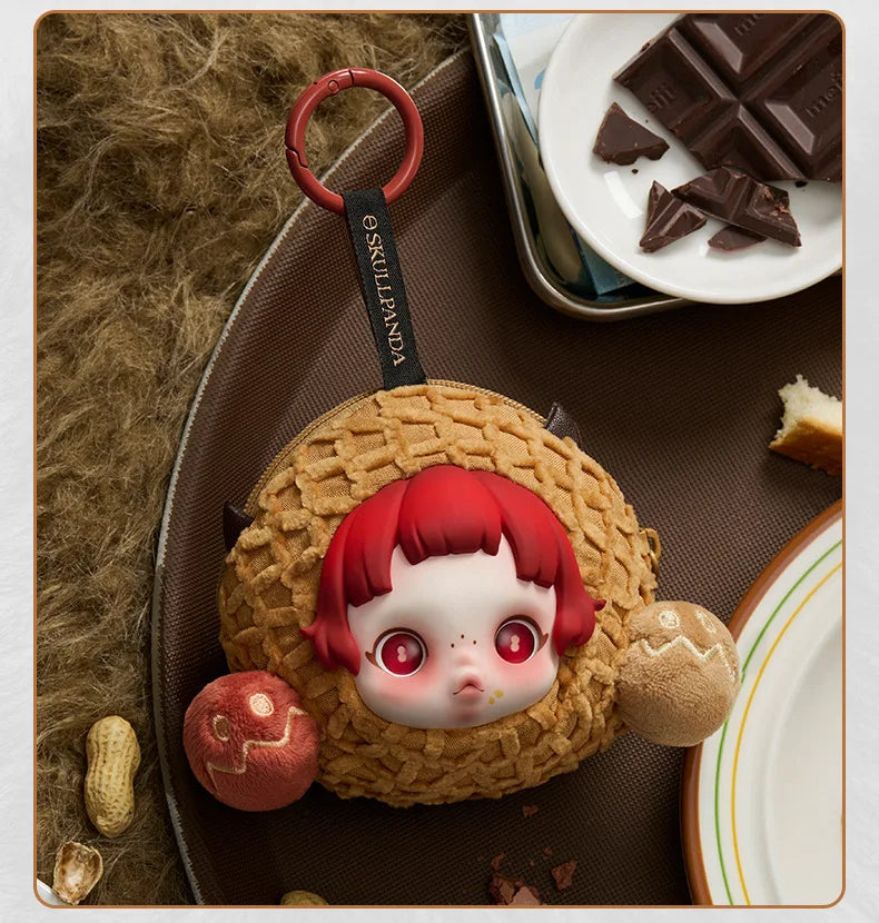 Original Popmart Skullpanda V3 You Found Me Series Trend Blind Box Doll Bag Pendant Surprised Box Toy Emotion Soothing Doll Gift