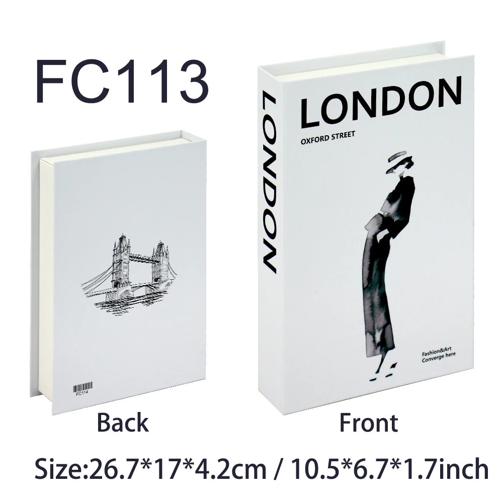Luxury Home Decoration Fake Book Fashion Living Room Decoration Coffee Table Bedroom Interior Items Modern Book Box Decoration
