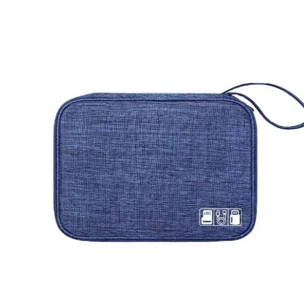 1pcs Portable Phone Cable Storage Bag Electronic Accessory Organizer USB OTG Data Cable Charger Plug Travel Waterproof Organizer