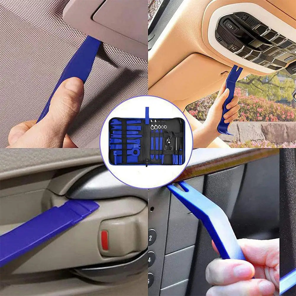 Multifunctional Auto Trim Removal Tool Car Door Panel Dash Audio Radio Removal Tools Kit Auto Upholstery Pry Tools Repair Kits