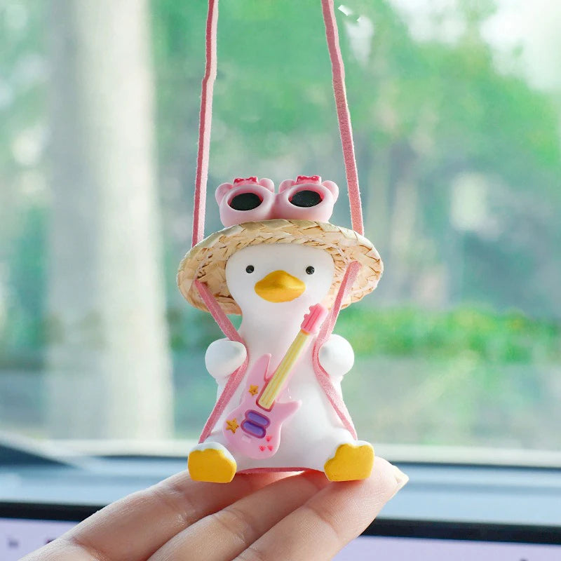 Car Decoration Accessory Duck-shaped Aroma Diffuser, Cute Cartoon, Car Interior Decoration Item