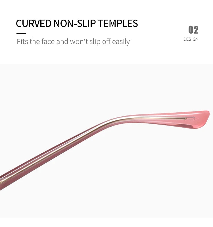 JMISUS Lightweight TR90 Butterfly Prescription Progressive Glasses Women Anti Blue Light Photochromic Square Optical Eyeglass