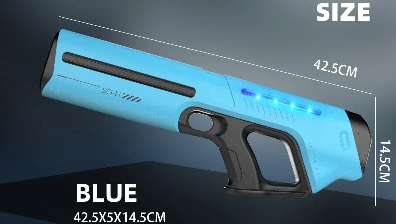 Electric Automatic Water Storage Gun Toys Portable Children Summer Beach Outdoor Fight Fantasy Spray Gun Toys Boy Kid Adult Game